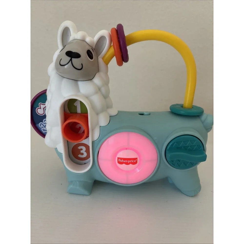 Fisher Price Linkimals Musical Llama Interactive Learning Toy Tested Works